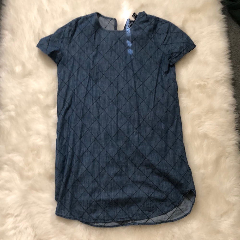 Jean shift dress